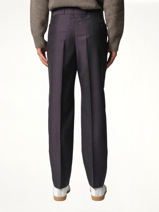 British Mohair Suit Pants in Charcoal