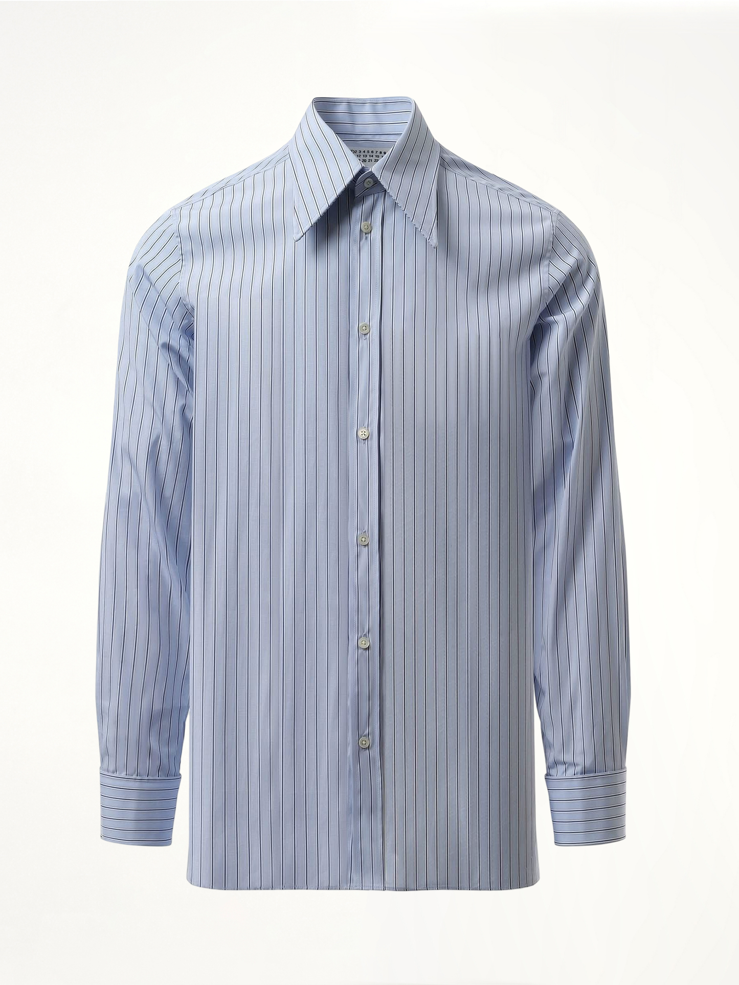 Classic Stripe Shirt in Light Blue