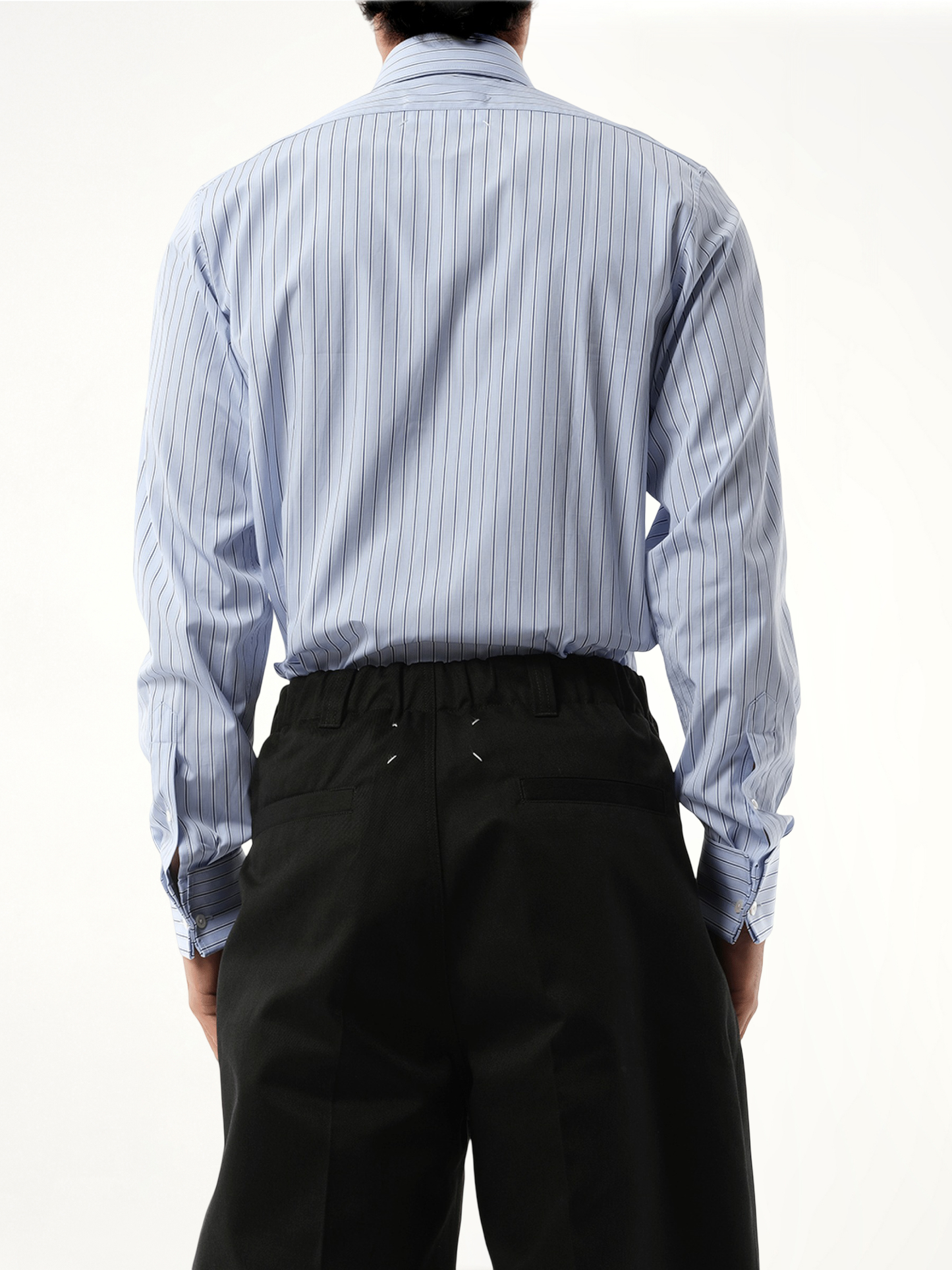 Classic Stripe Shirt in Light Blue