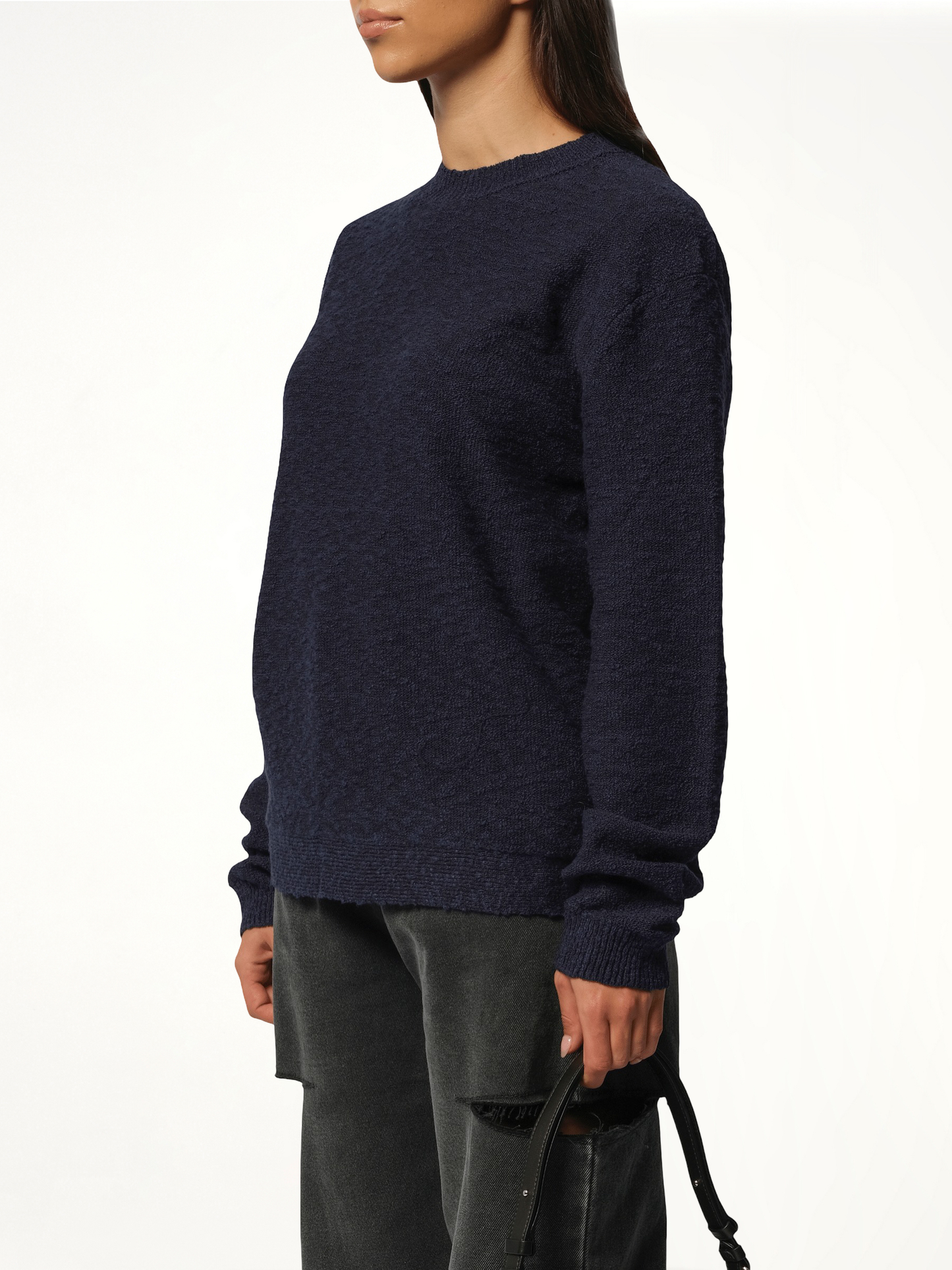 Boucle Sweater in Blue