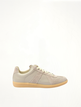 Replica Leather Sneaker in Birdy Side View | MAISON MARGIELA
