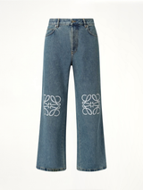 Anagram Baggy Jeans AF in Mid Blue Denim