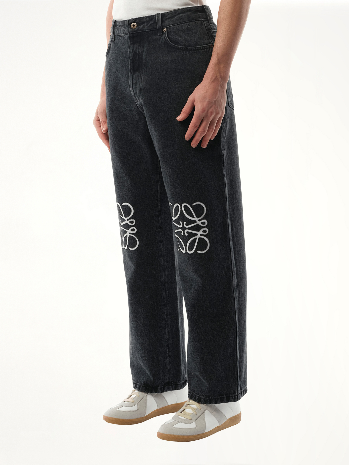 Anagram Baggy Jeans AF in Black