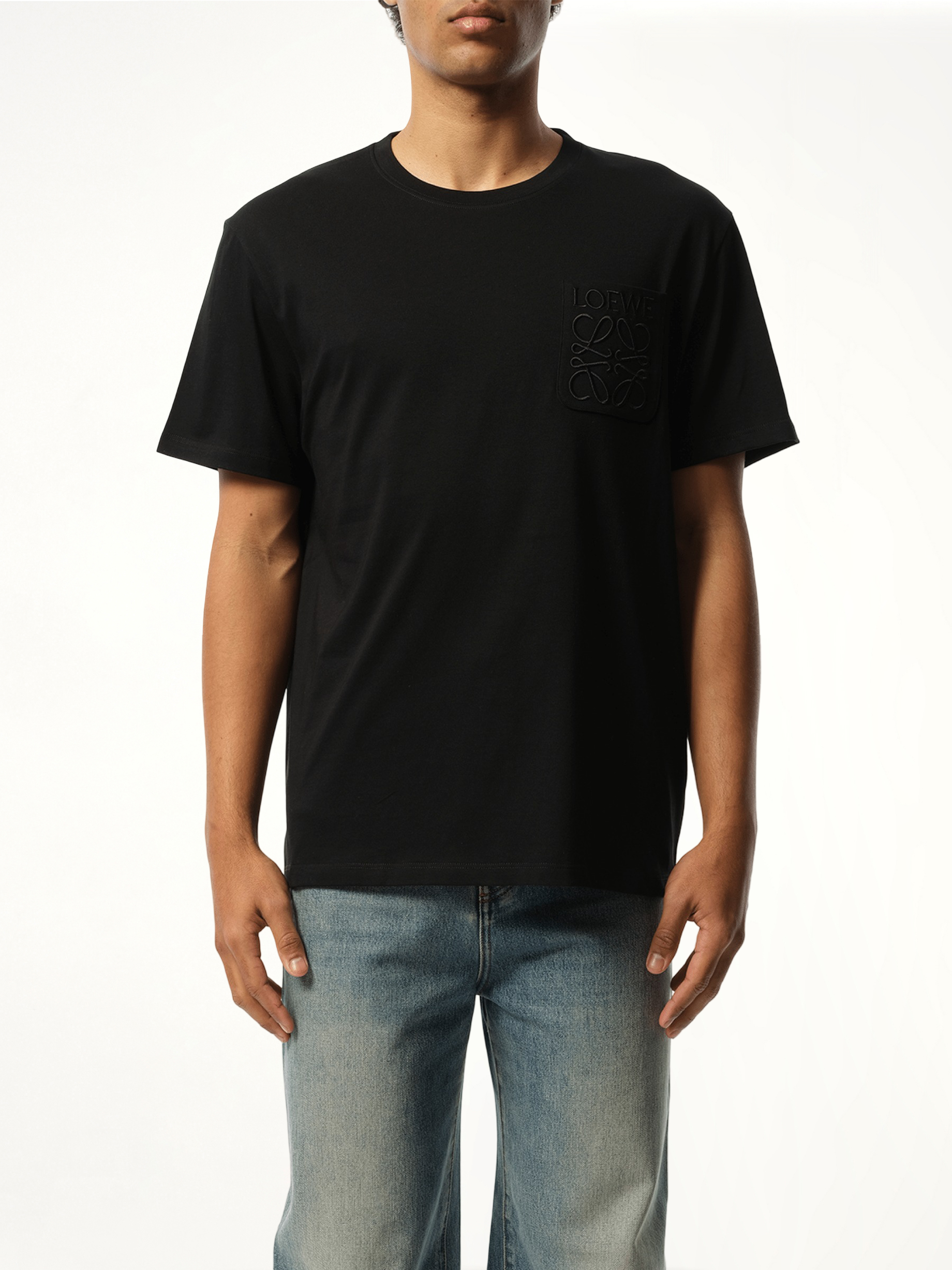 Relaxed Anagram T-Shirt in Black