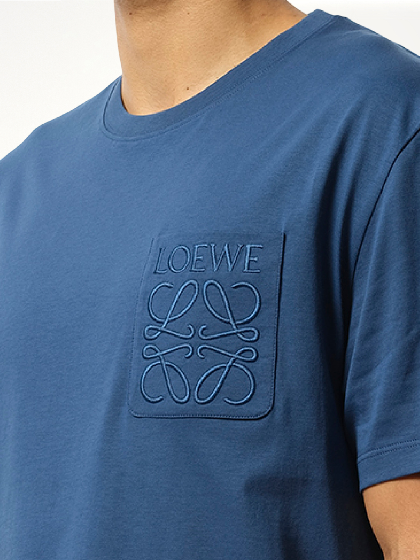 Relaxed Anagram T-Shirt in China Blue