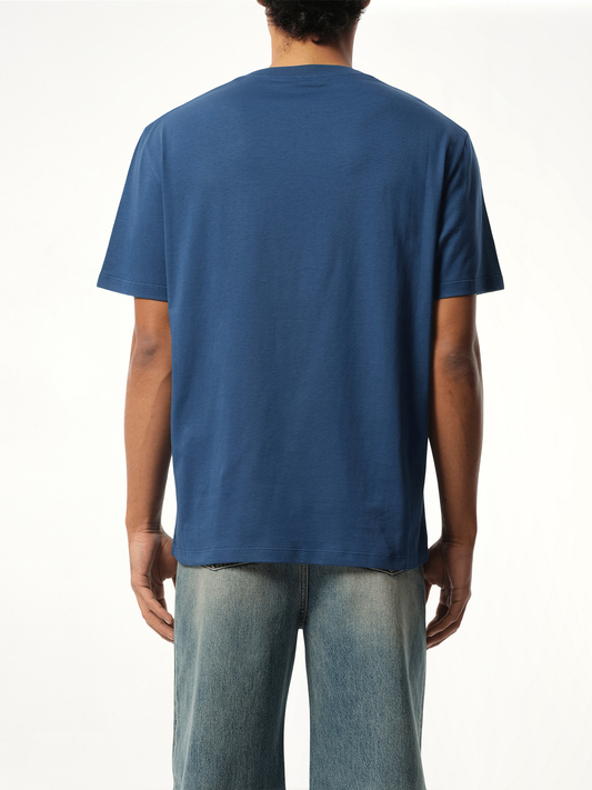 Relaxed Anagram T-Shirt in China Blue