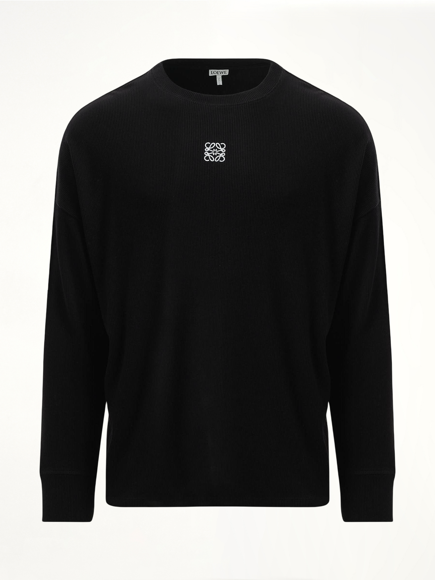 Long Sleeve Anagram T-Shirt in Black