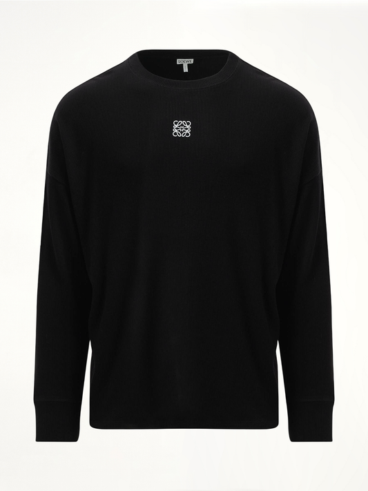 Long Sleeve Anagram T-Shirt in Black
