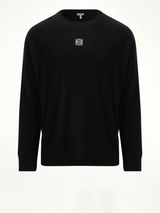 Long Sleeve Anagram T-Shirt in Black