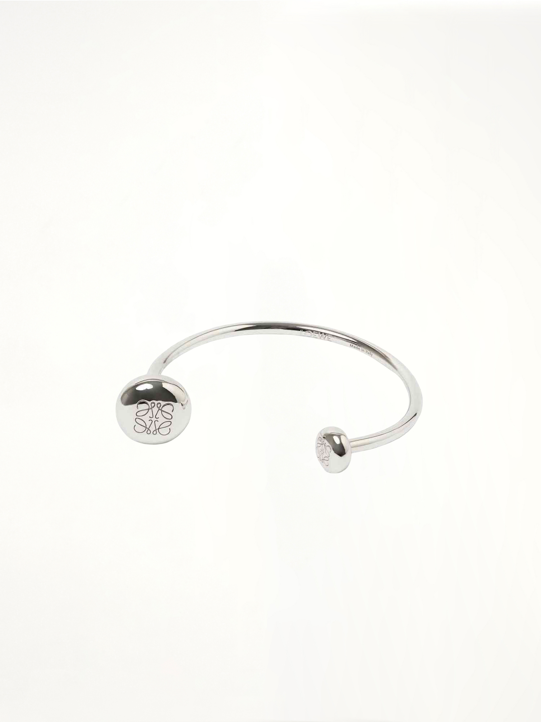 Anagram Pebble Cuff in Silver