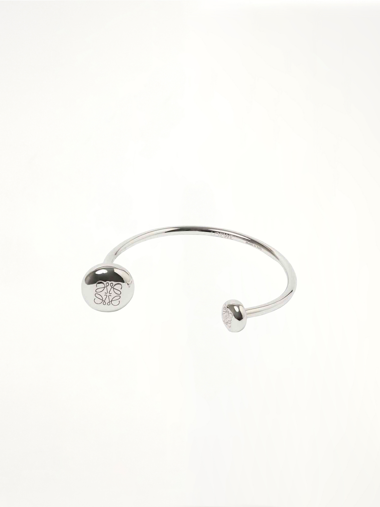 Anagram Pebble Cuff in Silver