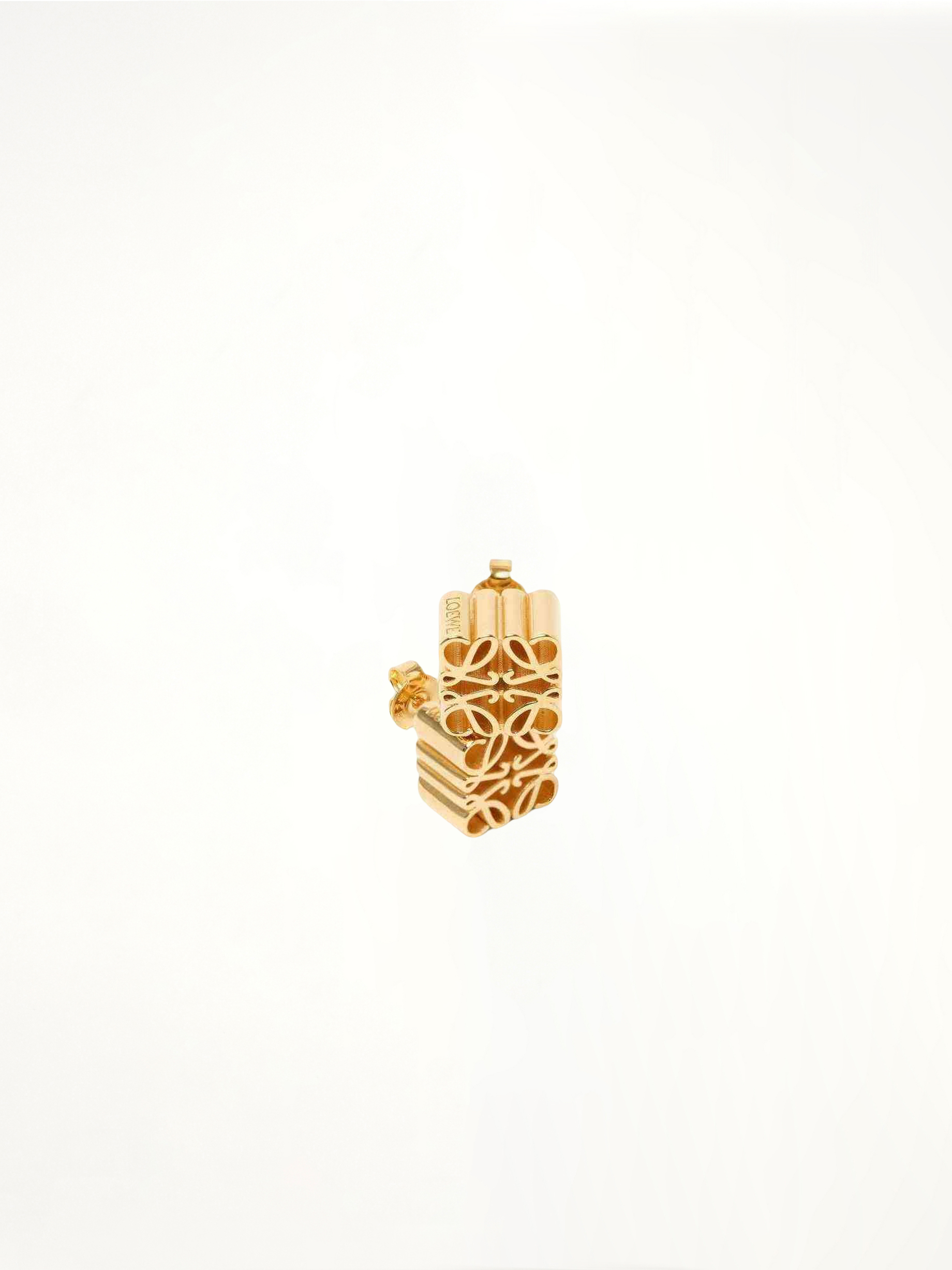 Anagram Stud Earrings in Gold