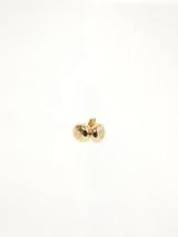 Anagram Pebble Stud Earrings in Gold