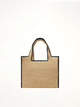 Loewe Font 托特包（大号，天然色）