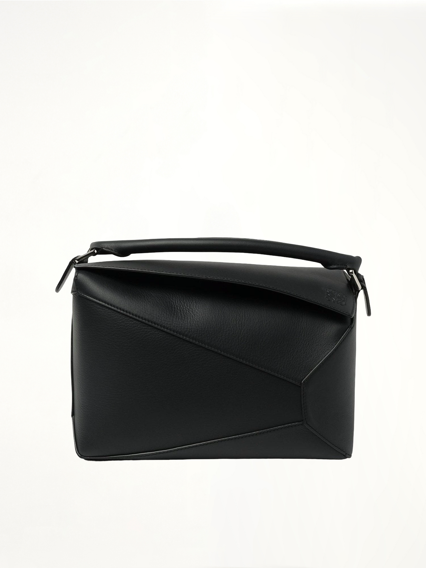 Puzzle Edge Bag in Black