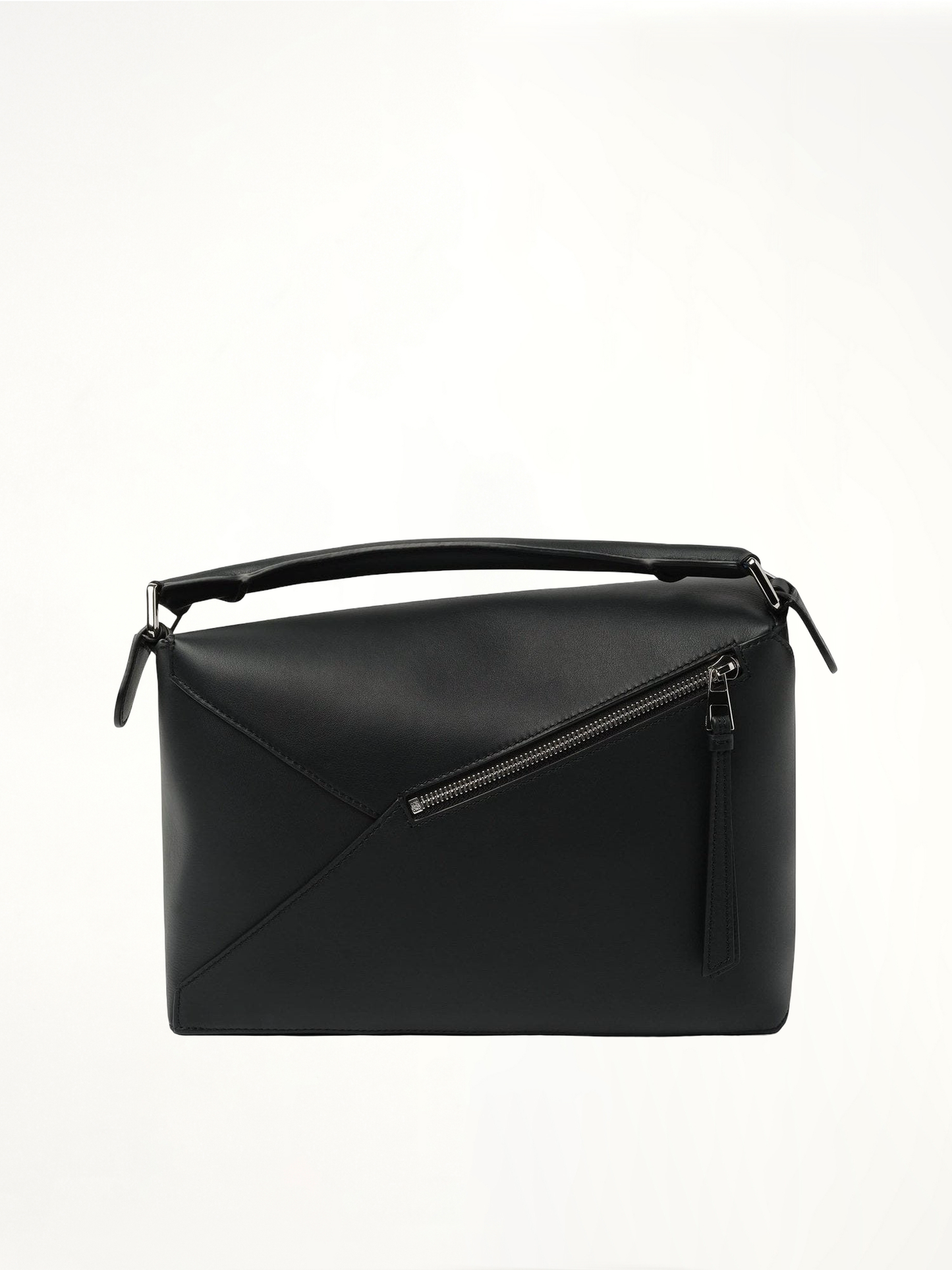Puzzle Edge Bag in Black