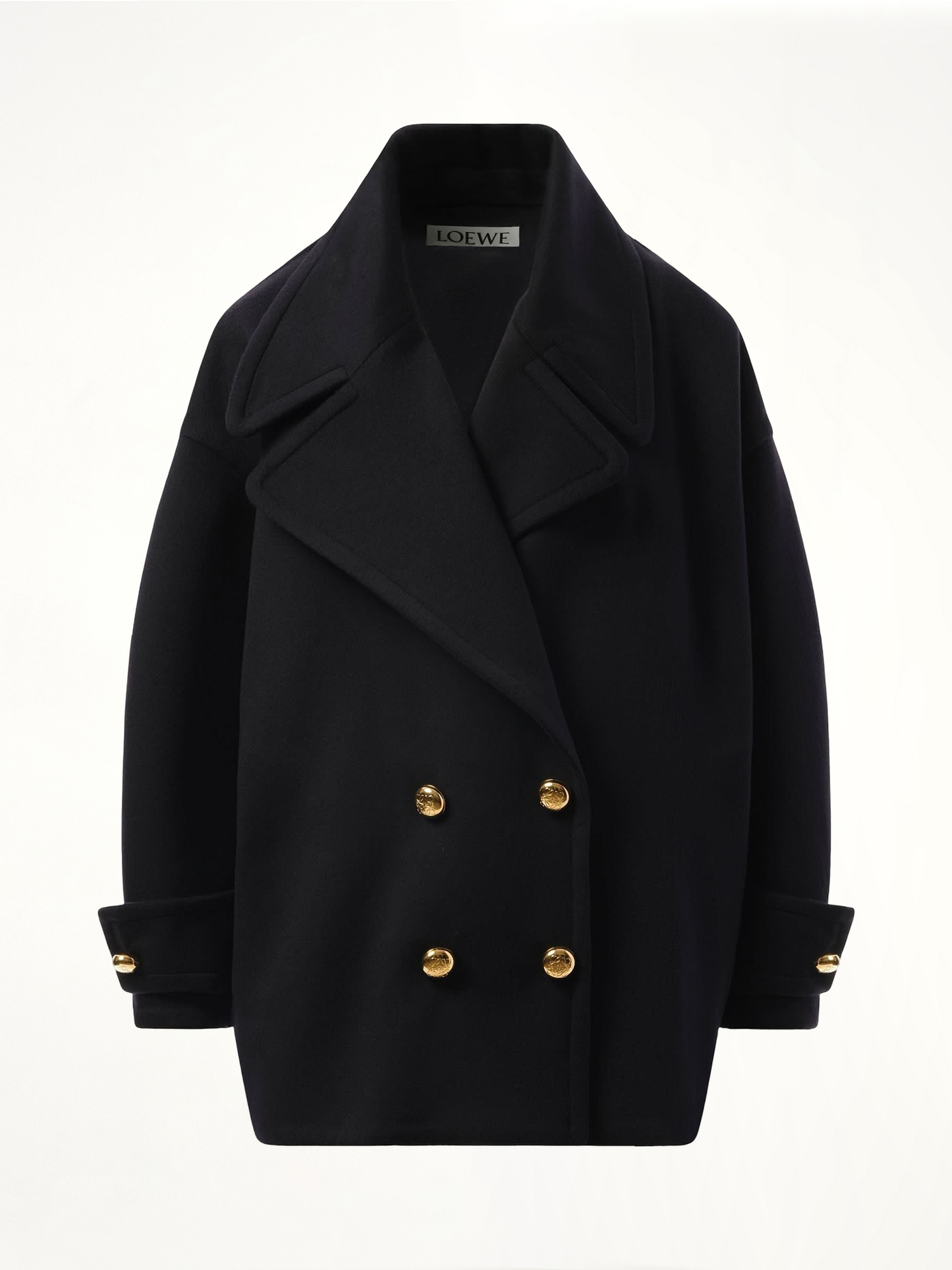 Pebble Peacoat in Midnight Blue