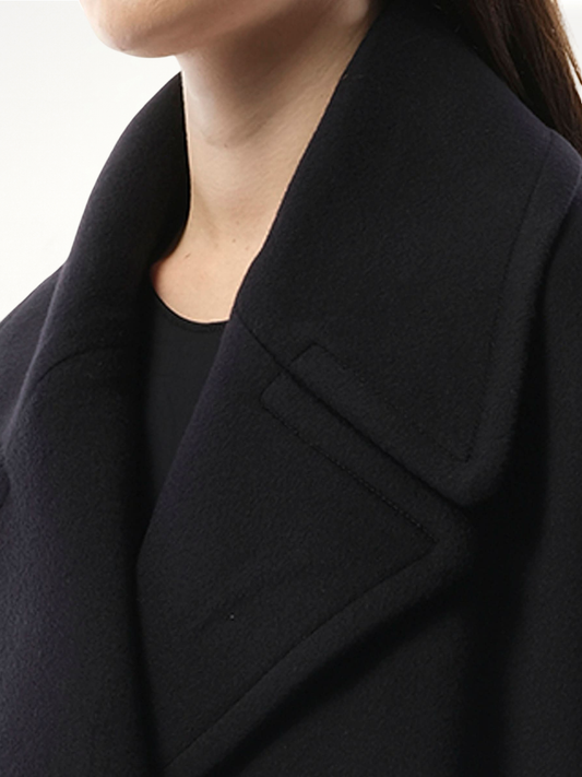 Pebble Peacoat in Midnight Blue