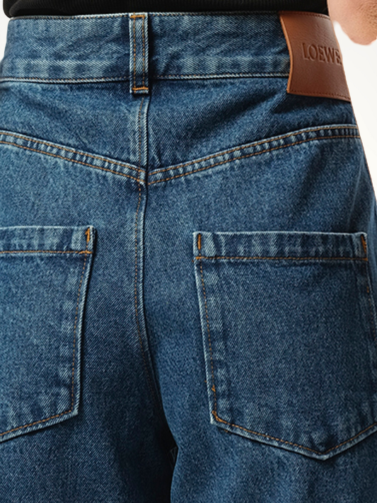 Anagram Baggy Jeans AF in Jeans Blue