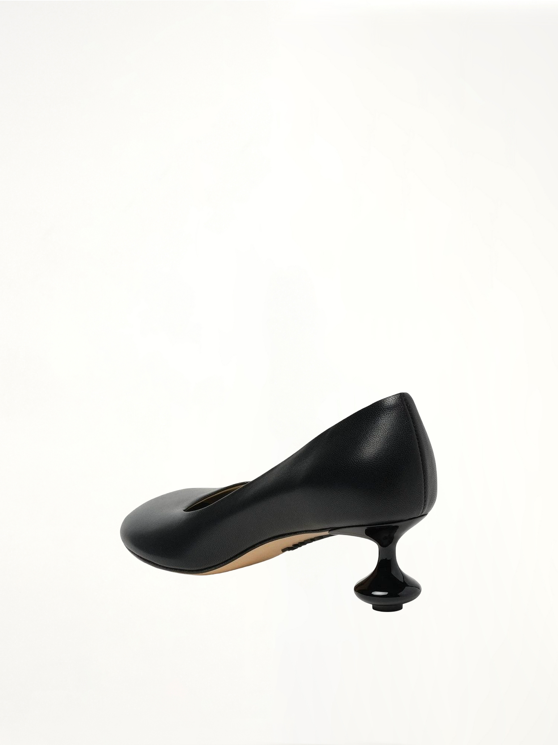 Toy Pump 45 in Black Back View | LOEWE