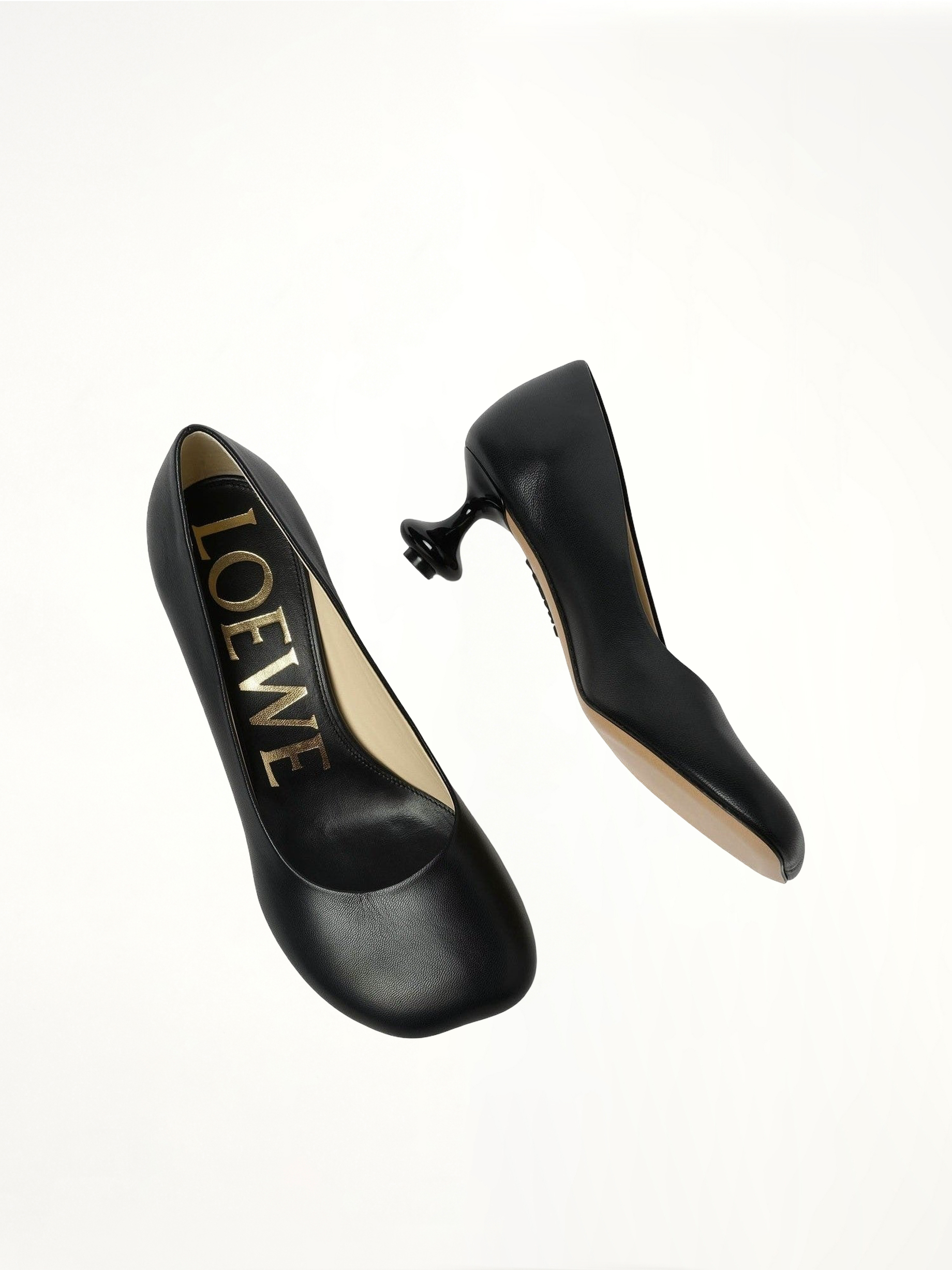 Toy Pump 45 in Black Top View | LOEWE