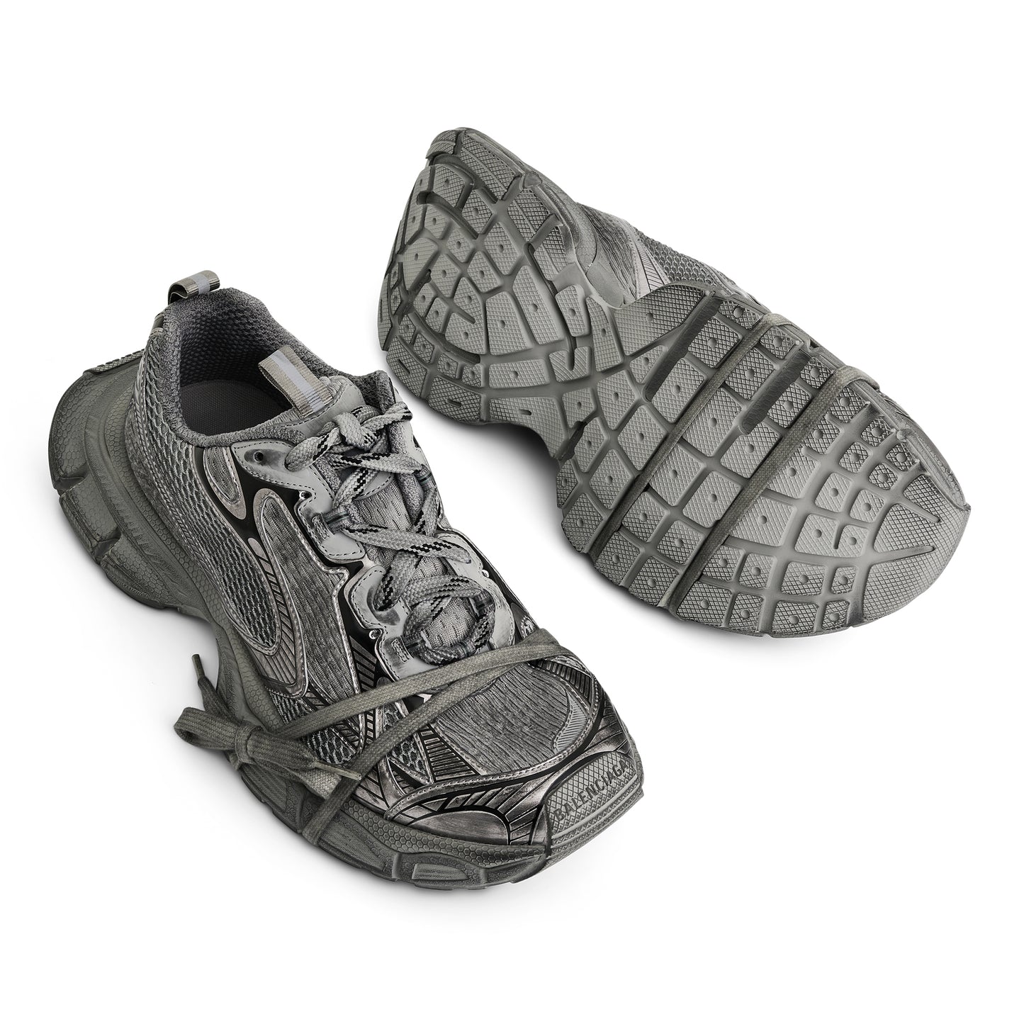 3XL Sneaker in Grey/Black