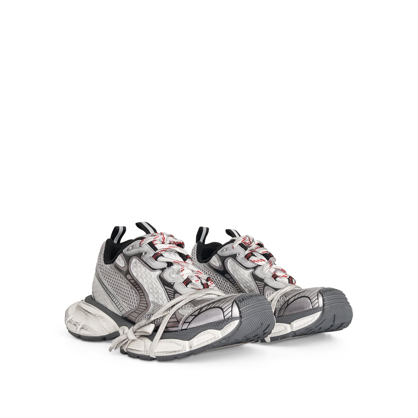 3XL Sneaker in Grey/White/Red