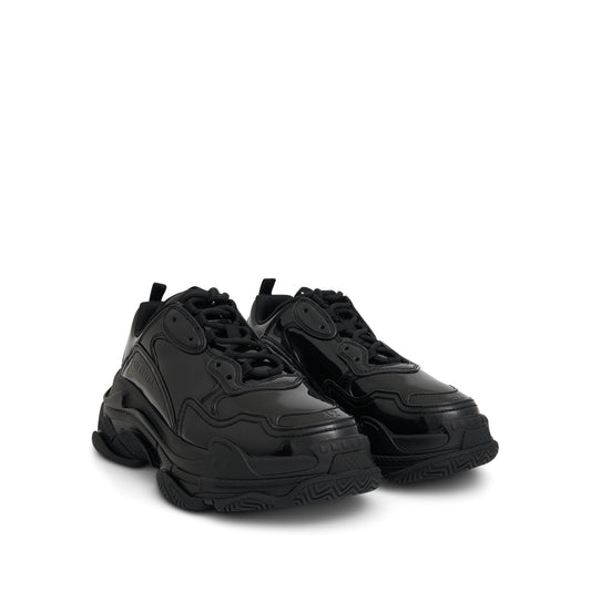 Triple S Rubber Sneaker in Black