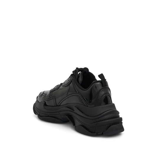 Triple S Rubber Sneaker in Black