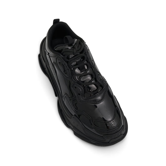 Triple S Rubber Sneaker in Black