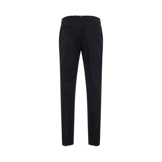 Evening Tuxedo Trousers in Black