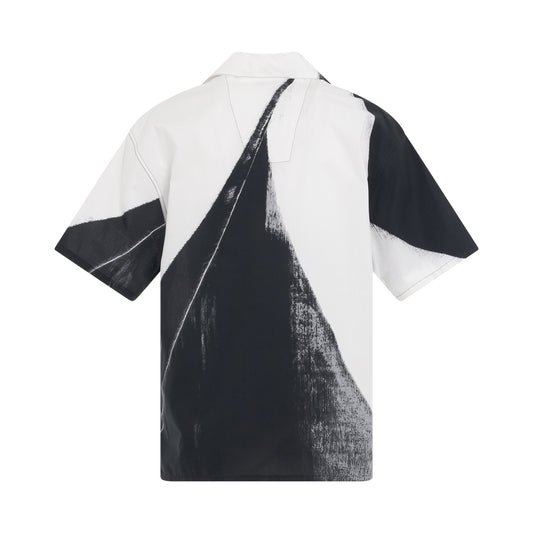 Double Diamond Print Shirt in Black/White