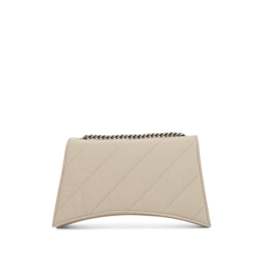 Crush XS Chain Quilted Bag in Sand Beige