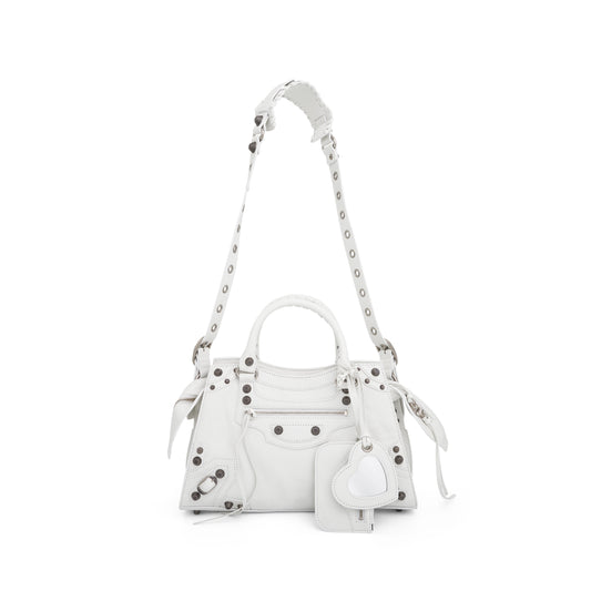 Neo Cagole City Small Handbag in Optic White