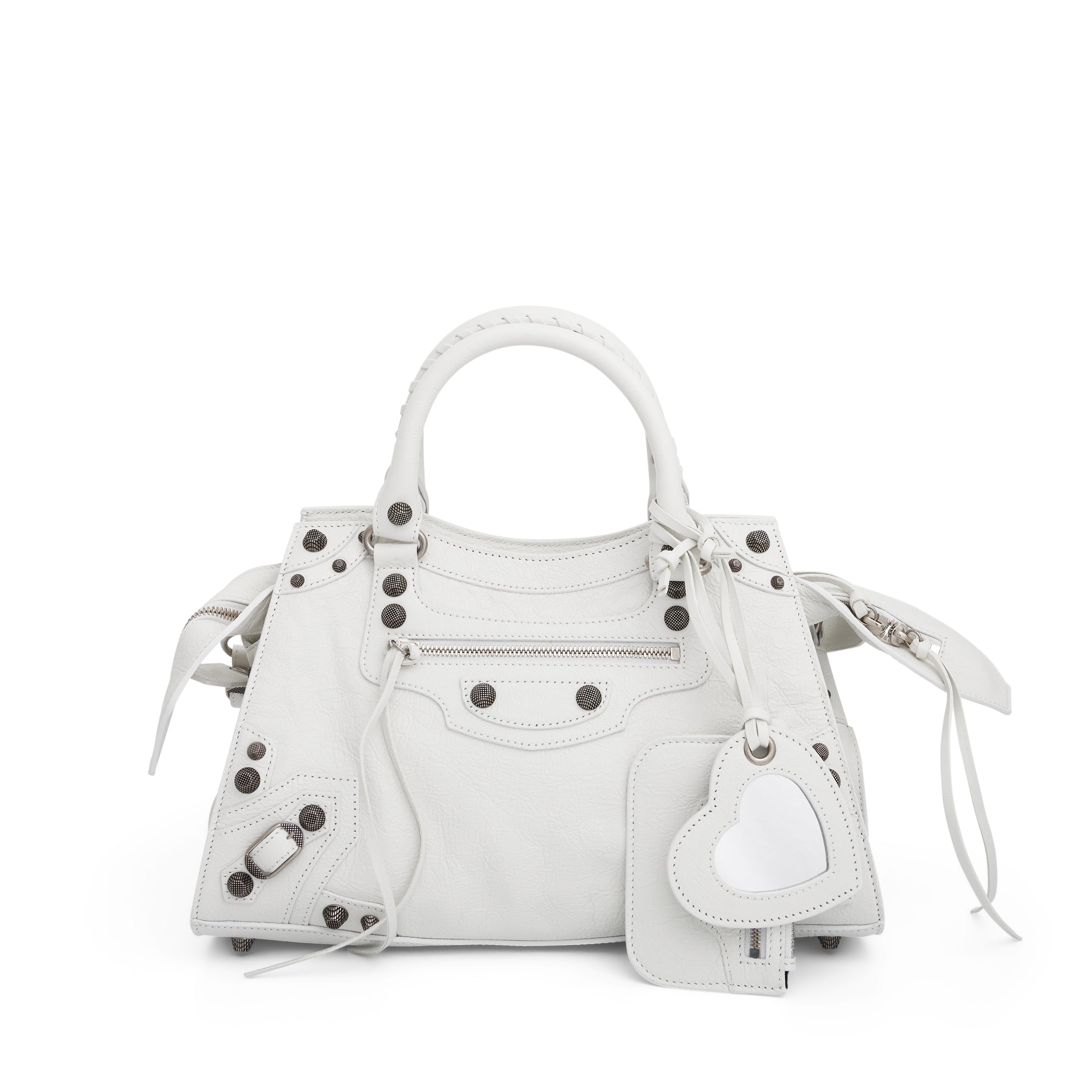 Neo Cagole City Small Handbag in Optic White