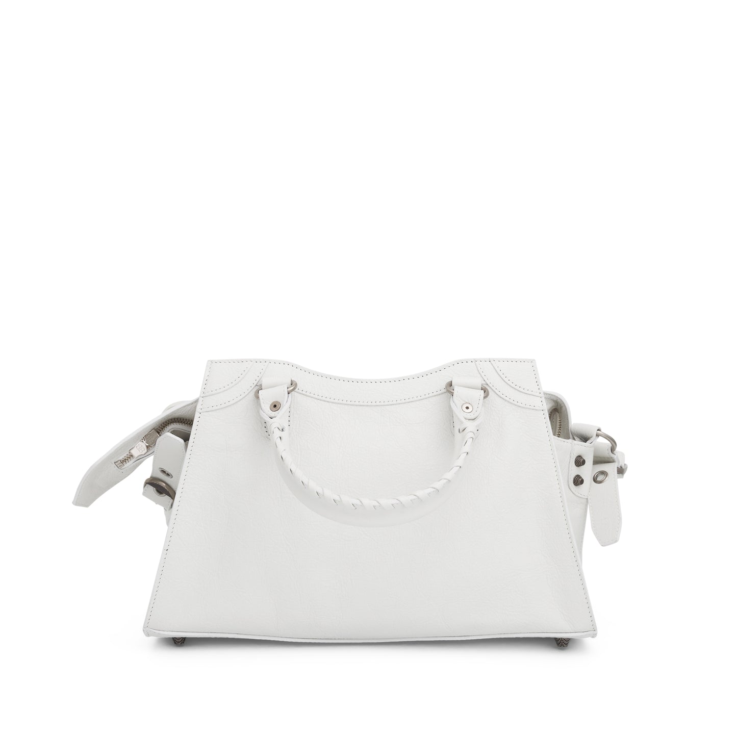 Neo Cagole City Small Handbag in Optic White