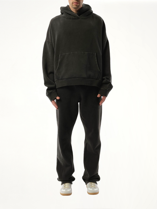 Heavy Hood in Washed Black