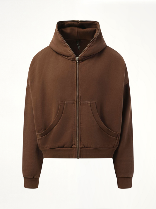 Eternal Zip Hoodie in Brunette
