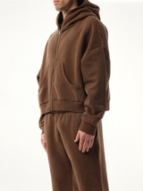 Eternal Zip Hoodie in Brunette