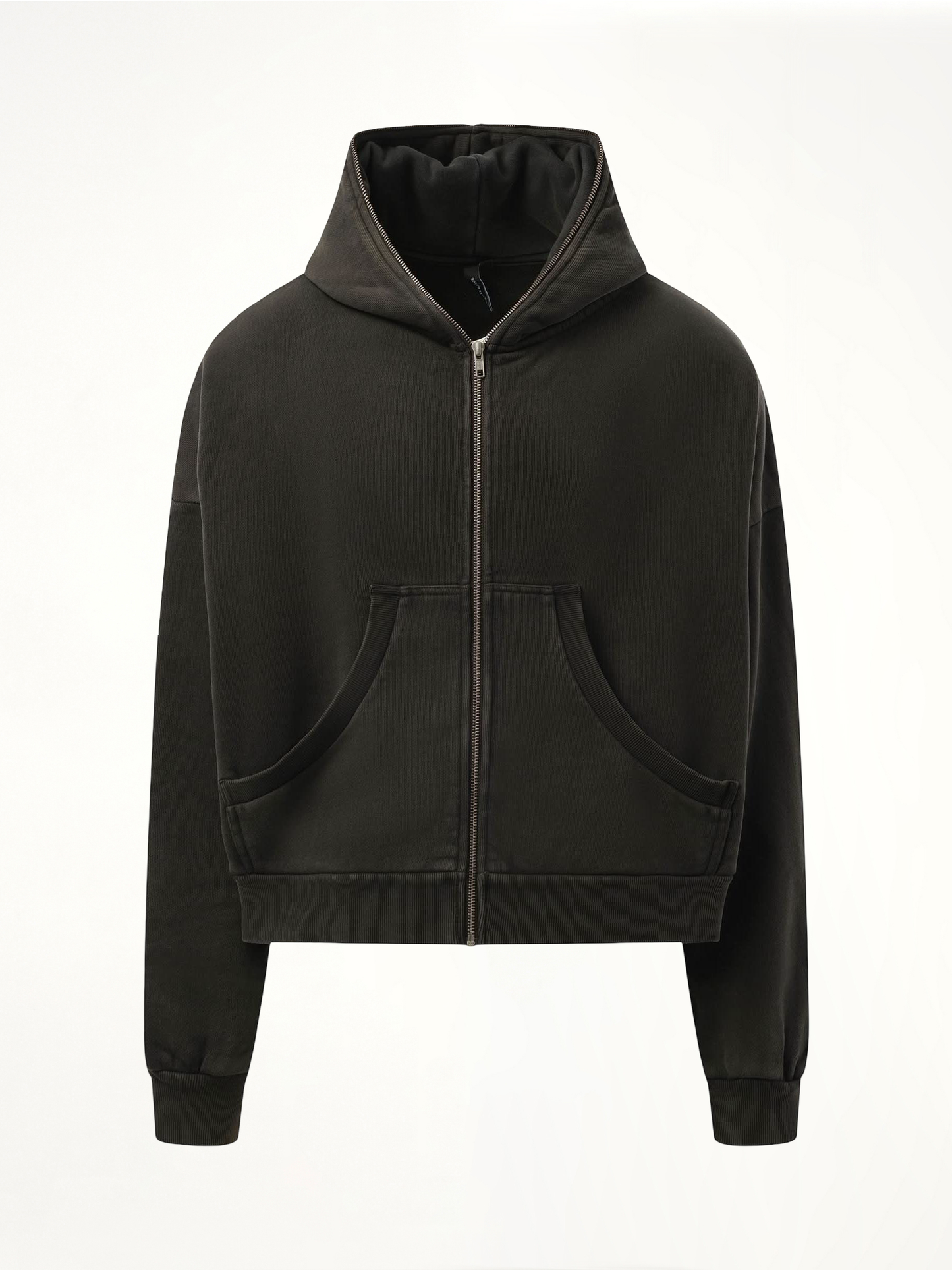 Eternal Zip Hoodie in Washed Black