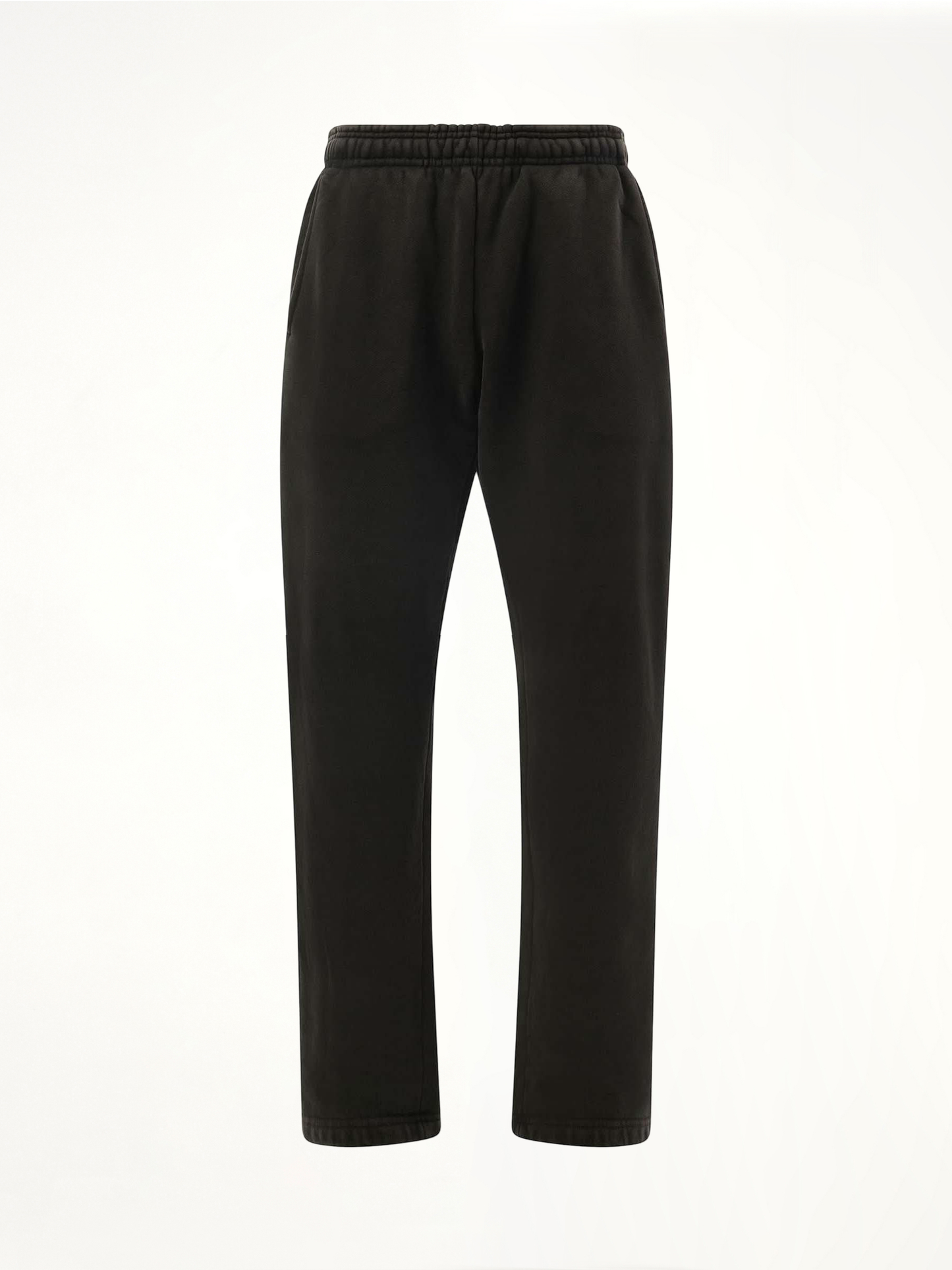 Straight-Leg Sweatpants in Washed Black