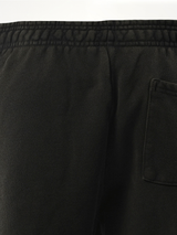 Straight-Leg Sweatpants in Washed Black