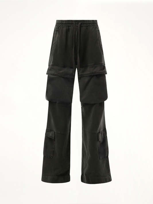 Utility Sweatpants in Washed Black