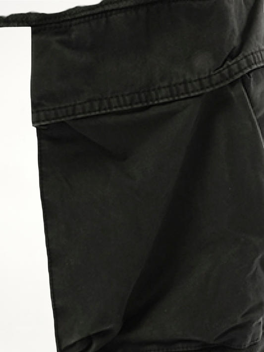 Utility Sweatpants in Washed Black