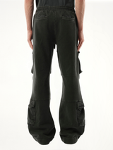 Utility Sweatpants in Washed Black