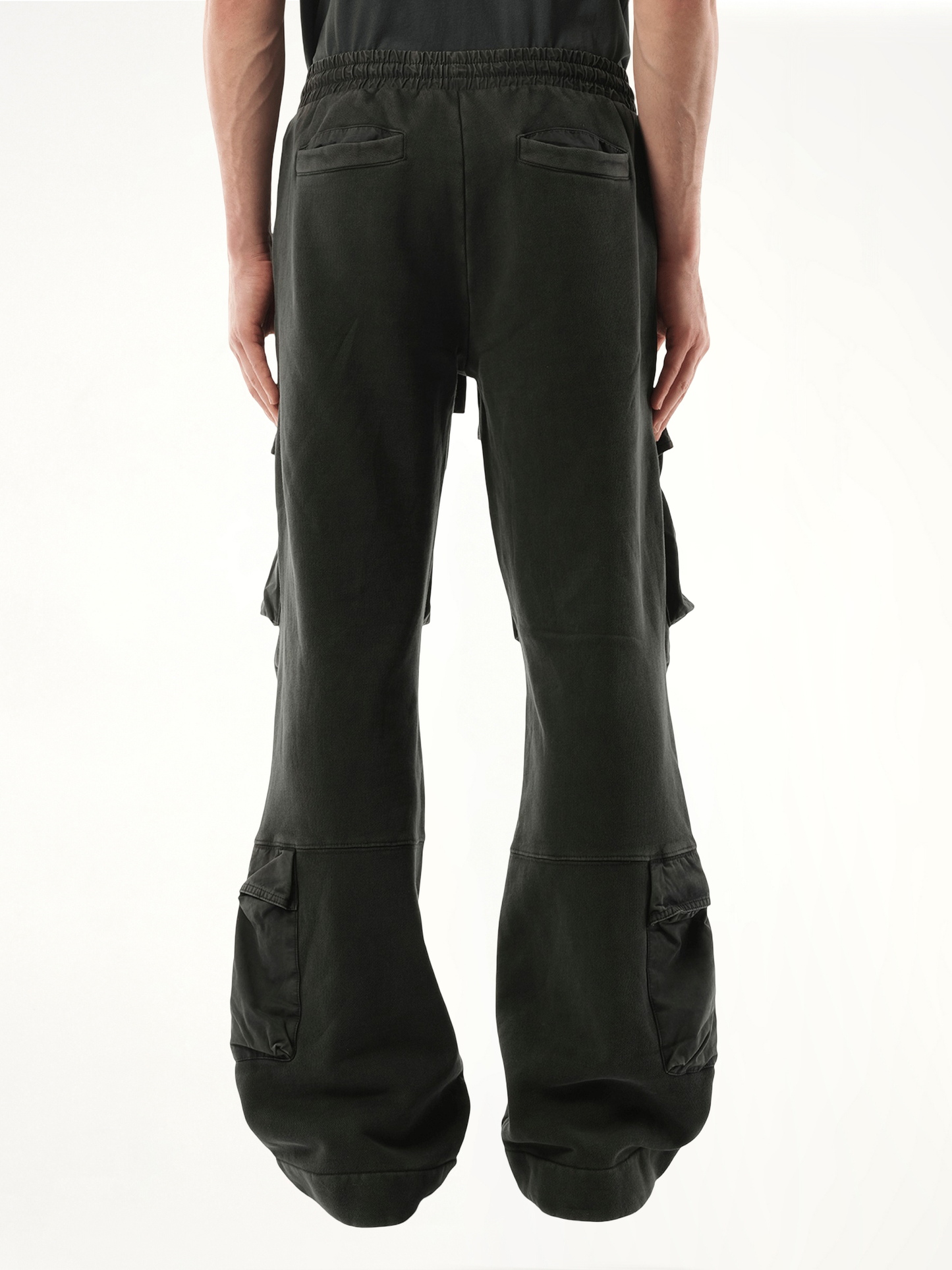 Utility Sweatpants in Washed Black