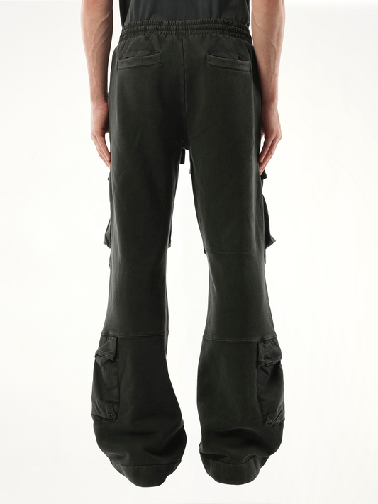 Utility Sweatpants in Washed Black