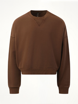 Box Sweatshirt in Brunette