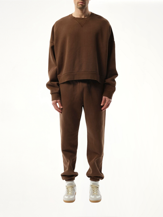 Box Sweatshirt in Brunette