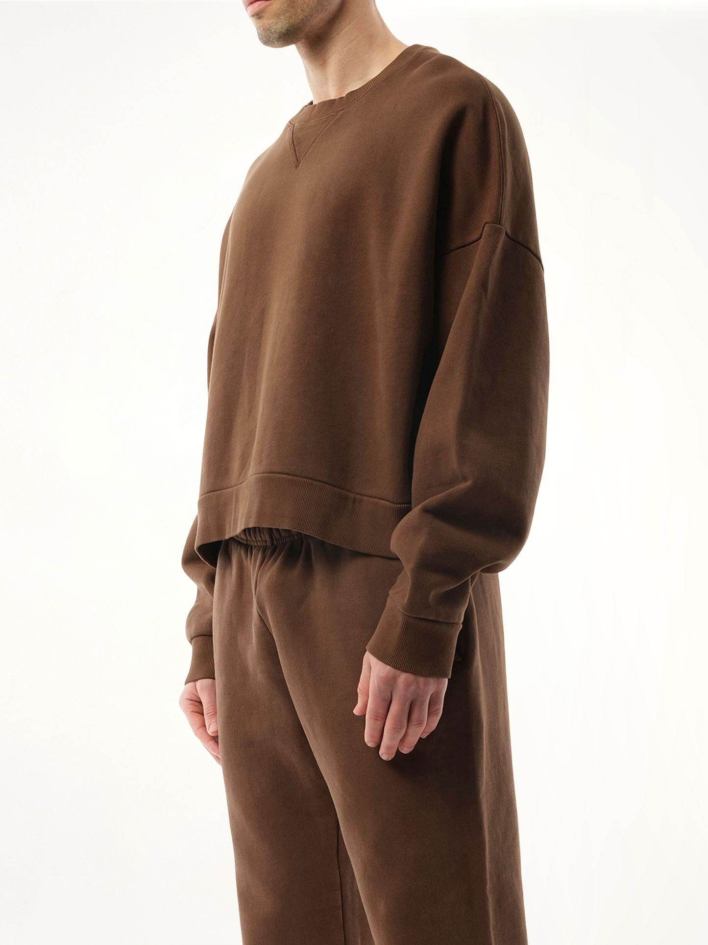 Box Sweatshirt in Brunette